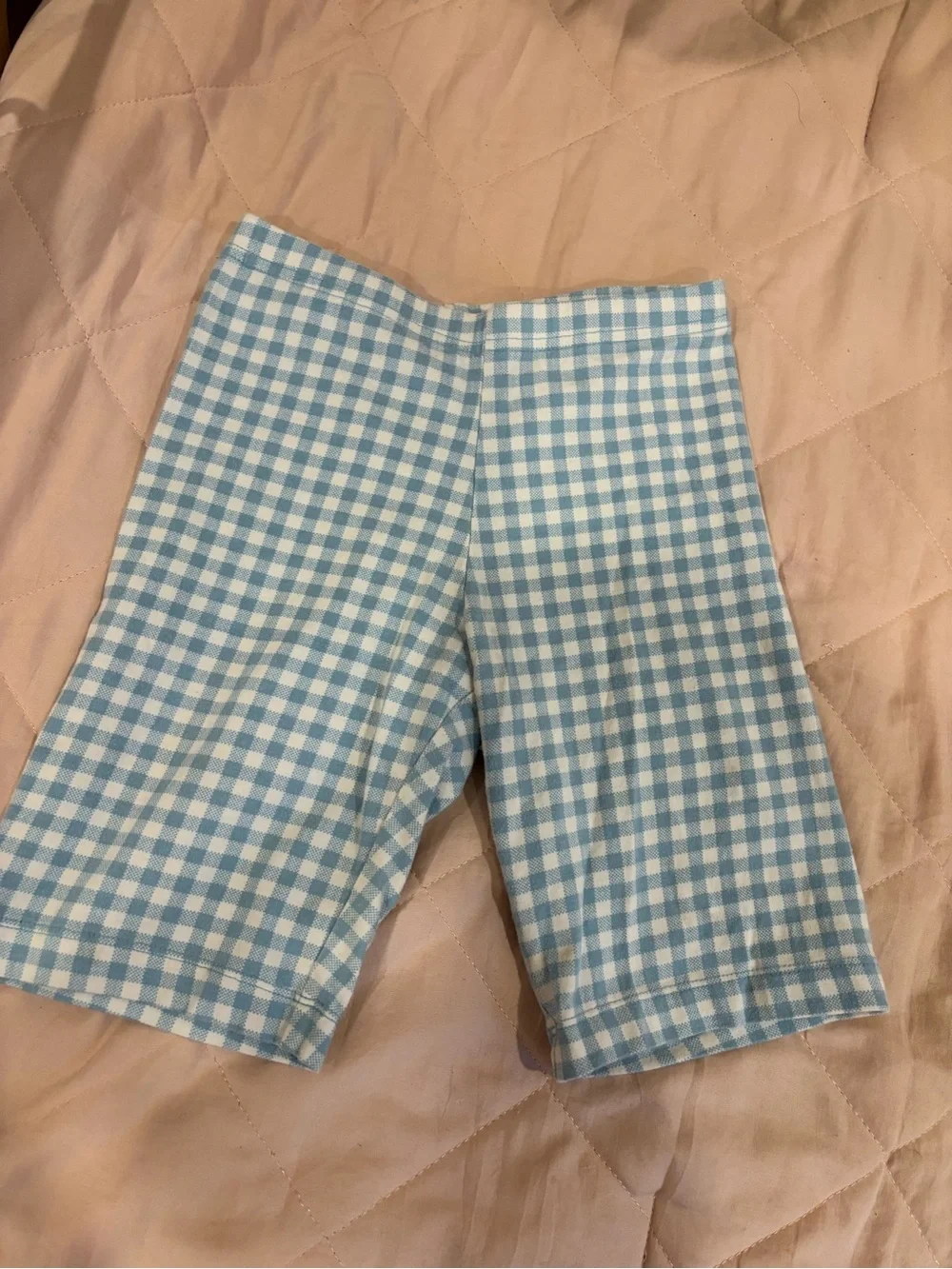 Lot of Old Navy bottoms - Orange Daisy Print & Blue Gingham Print
